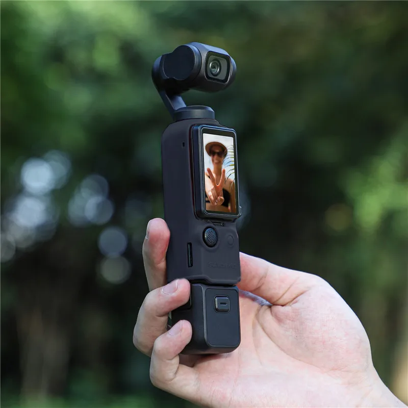Camera Accessories Action Camera Accessories Handheld Gimbal Accessories Silicone Protective Cover for DJI Pocket 3 Case Gimbal Camera Handle Anti-Scratch Cap for Osmo Pocket 3