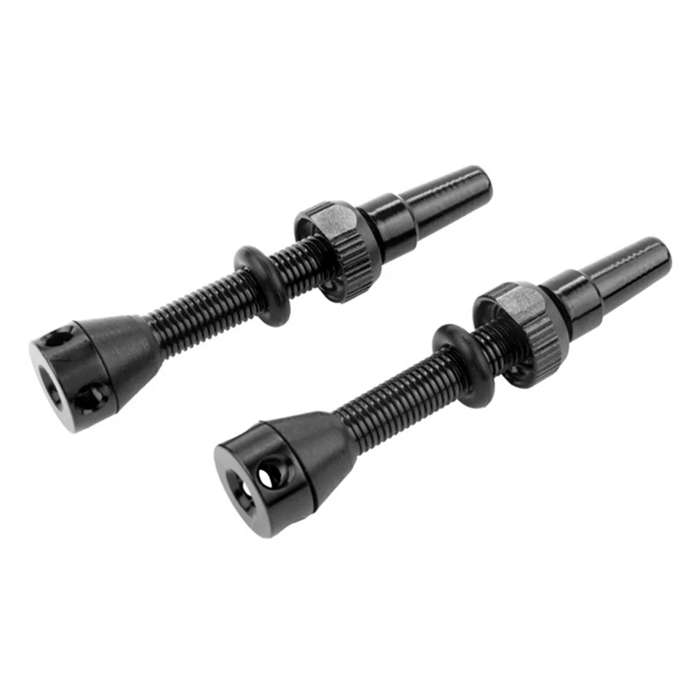 QUARKZMAN – 2 Tiges De Valve Tubeless Aluminium 60mm – Super Légères, étanches Et Durables – Pour Jantes De Vélo (route, VTT, électrique, Pliant) – Rouge - 4