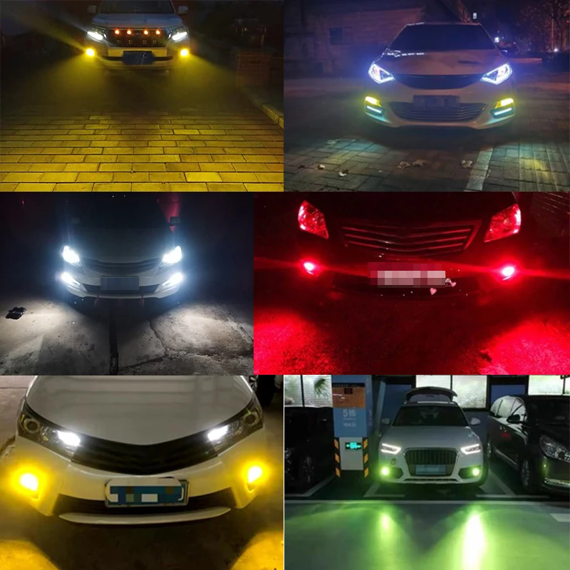 2개입 H1 H3 LED 안개등 h7 LED 헤드라이트 3030 칩 30SMD 캔버스 자동차 안개등 주간 주행등 12V 신호등 DRL