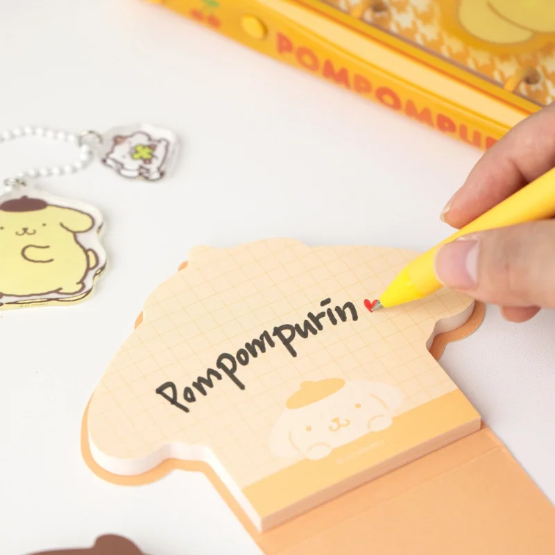 Cartoon Sanrio Memo Pads Cute Kt Kuromi Cinnamoroll Melody Student Stationery Office Message Notes Children'S Gift Wholesale 3