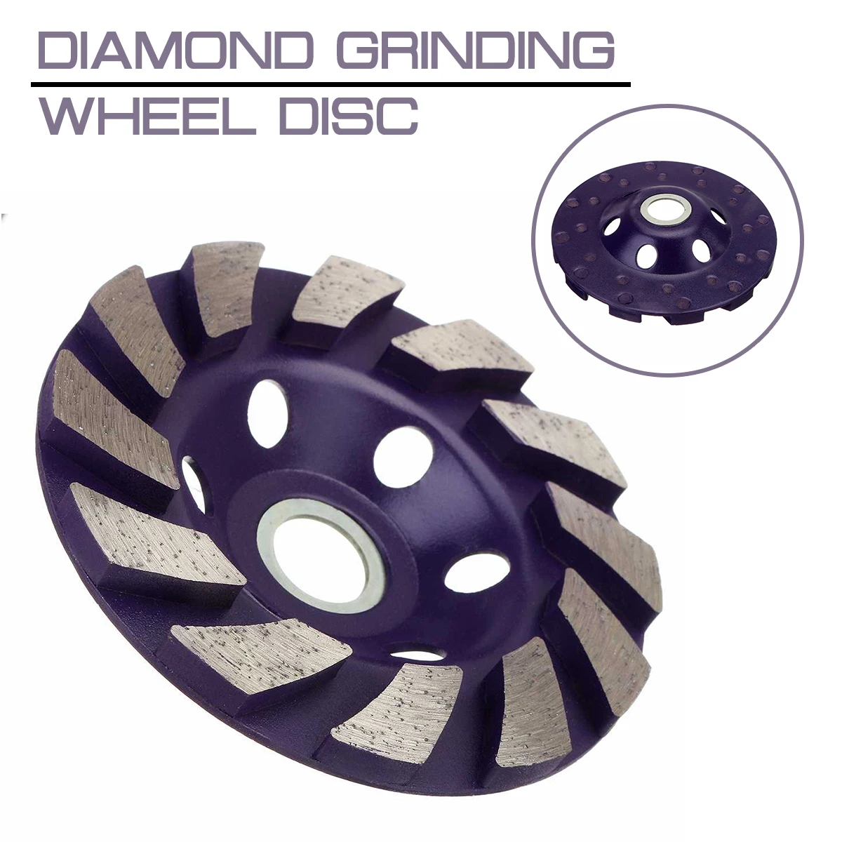 Cutting disc 1pcs 4" 100mm diamond grinding wheel disc bowl shape grinding cup stone concrete granite ceramic cutting disc piece power tools