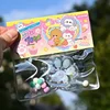 Kawaii Cute Cat's Paw TPR Pinch Toy Slow Rebound Blingbling Squeeze Decompression Toy Transparent Cube PU Sensory Toy Gifts 2