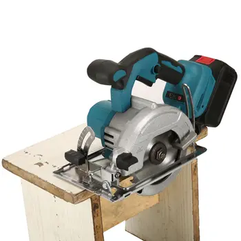 7Inch Brushless Electric Circular Saw Cordless High Board Cutting Machine Woodworking Power Tools For Makita 18V Battery pin 1