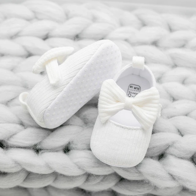 Baby Shoes Infat Newborn Girl First Walkers Butterfly Knot