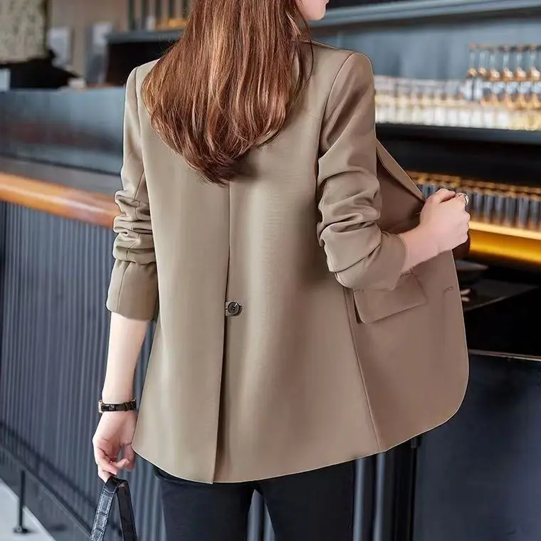 

2023 Blazer Women's Small Korean Style Casual Top Small Suit Formal Clothing Coat Korea Dongdaemun New Coats and Jackets Clothes