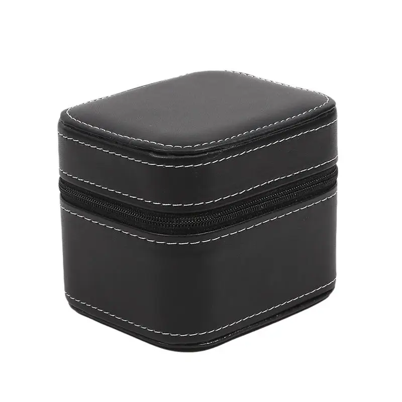 Travel Watch Case ⌚ Single Watch Case – Leather Watch Travel Case with Removable Cushio... - SKU TWC01106 - UGI Packaging