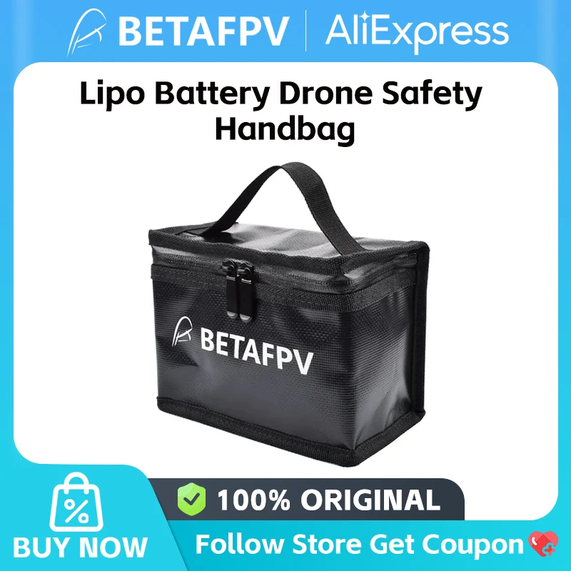 BETAFPV Sac Sécurité Drone Lipo Ignifuge - Vert Clair 1PCS