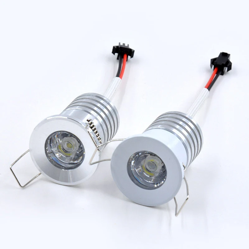 LED Downlight Recessed Ceiling Spotlight Ceiling Lamps for Dimmable 3w Energy-Efficient Recessed Downlight Aluminum COB Home Office Store Spot 28mm Hole