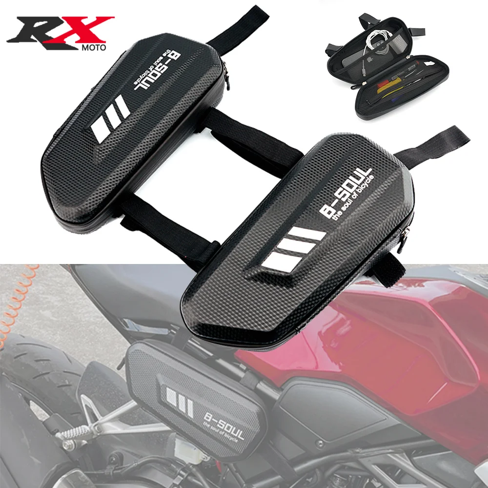 

For Husqvarna Vitpilen Svartpilen 401 701 NORDEN 901 TE 250 Motorcycle Side Pack Triangle Storage Waterproof Luggage Travel Bag