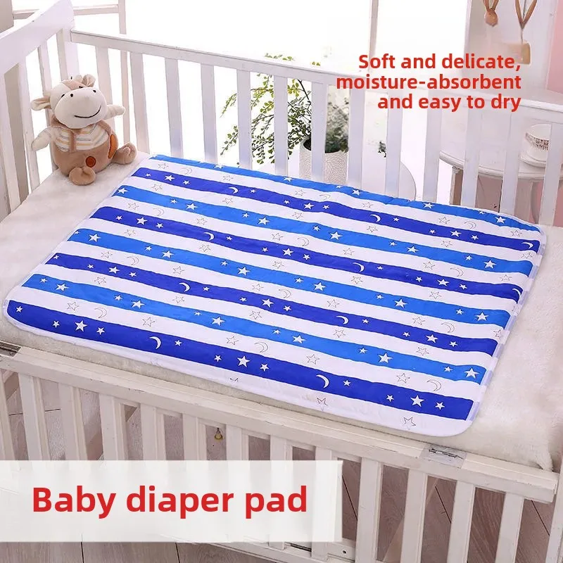 Baby Waterproof Cartoon Printed Diaper Changing Mat Nursery Home Care Institution Adult Diaper Pad Mat Protection