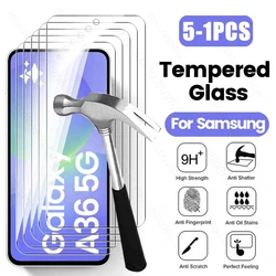 Premium 9H Tempered Glass Screen Protectors - Samsung A37 5G (4Pieces)