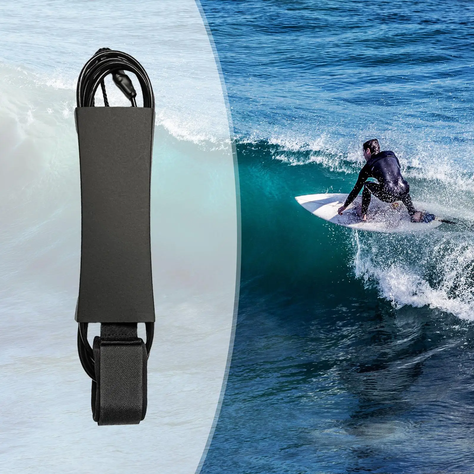 Surfing Ankle Leash Boarding Surfboard Leash Accessories for Boards Stand up Paddle Board Paddleboard Longboard Men Women