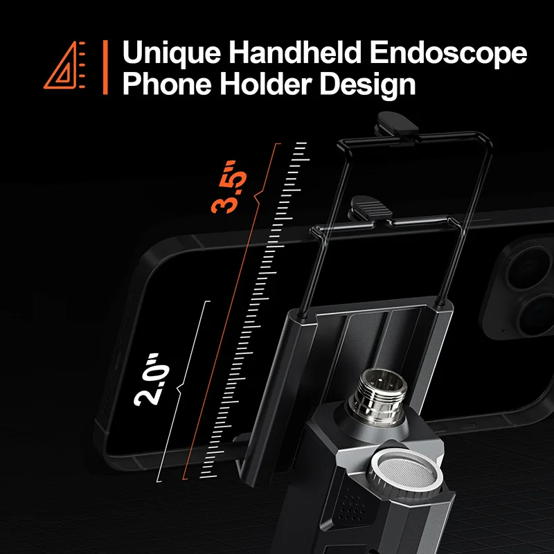 Teslong Wireless Endoscope Camera 2.0 MP HD Borescope Camera for Iphone＆Android WiFi Inspection Camera Flexible Snake Camera 5