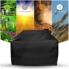 Barbecue Covers Weber Heavy Duty Outdoor Barbecue Cover  Waterproof Anti-Dust Weather Resistant Square Rain Protective 5