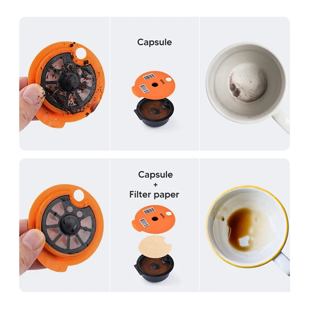 20/50 db Eldobható Papírszűrő Az Újrahasznosítható Tassimo/Nespresso Kávé Kapszula Védelme A Blokktól Tartó Kapszulától Tisztításhoz - Image 2