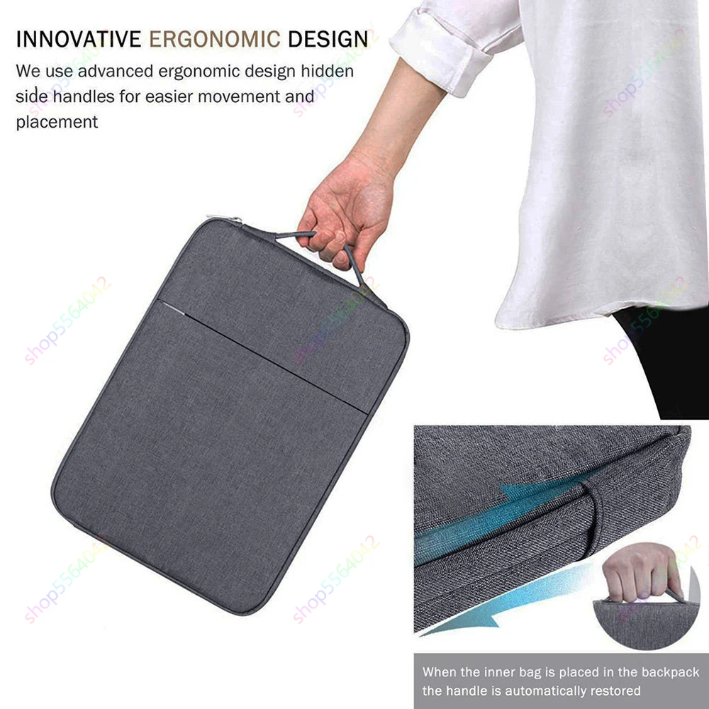 Tablet Sleeve Bolsa para Samsung Galaxy Tab s9 Ultra 146 s8 Ultra a9 Plus s9 s7 Plus fe 124 Bolsa Portátil - Imagem 2