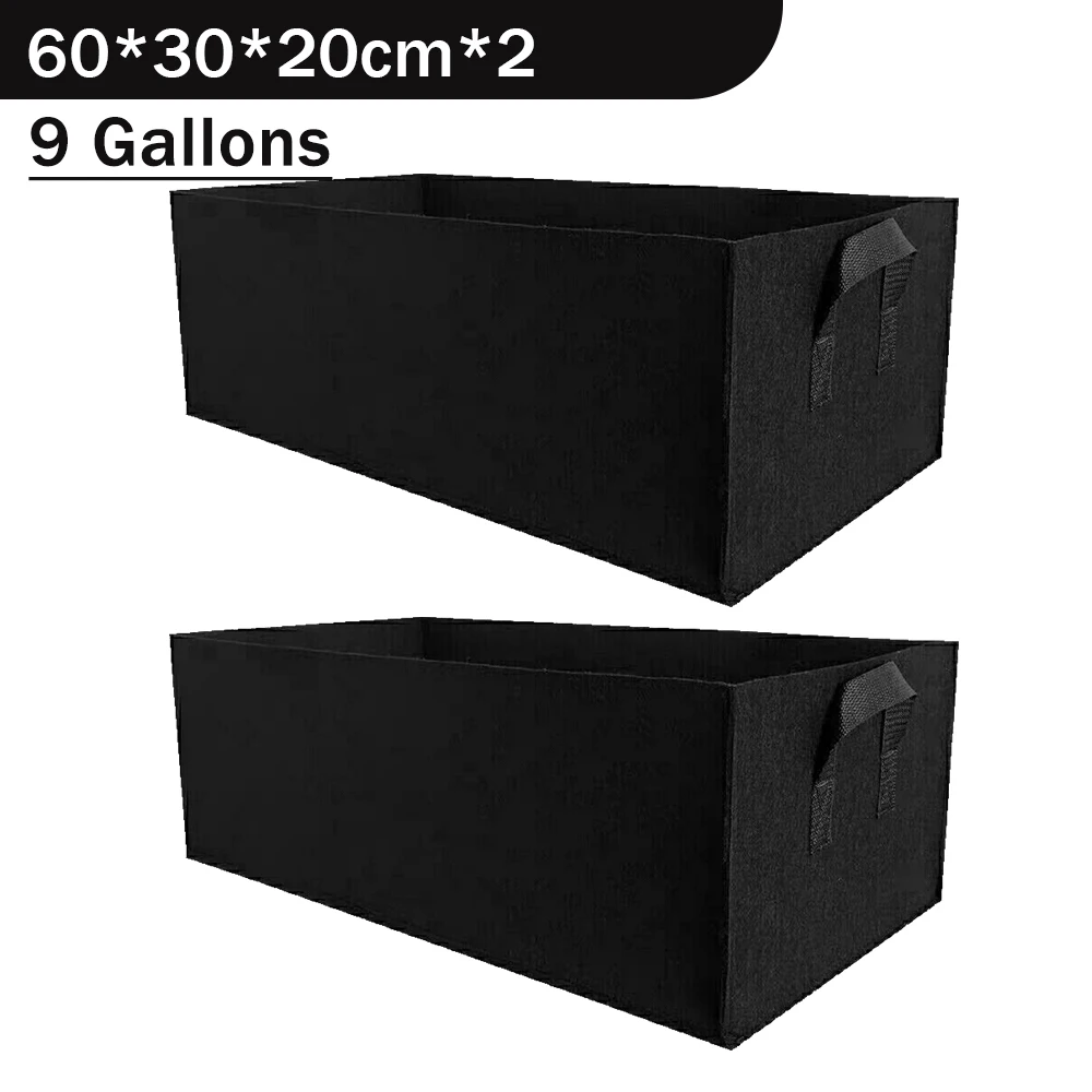 2 Black 9Gallons