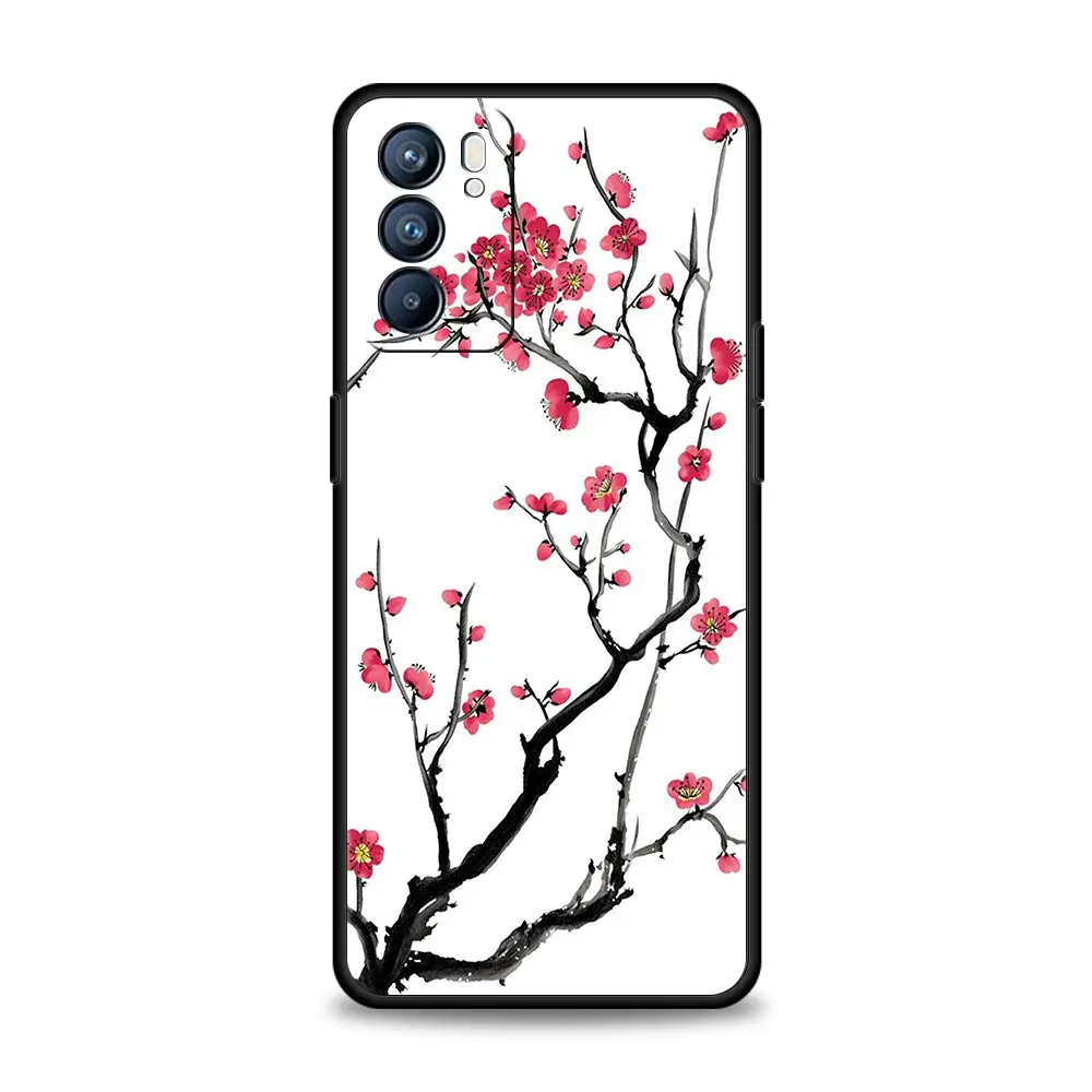 Floral Design Phone Case with Enhanced Protection