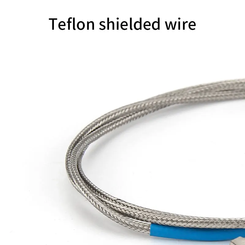 Thermocouple Thread M6 Screw Type K 1/2/3/4/5m Probe Sensor Temperature Sensor 0-600&deg;C for Temperature Controller temperature sensor