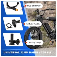 Kit de poignée d'accélérateur à 3 broches de style Surron pour moto électrique tout-terrain Happyrun Freego Heybike, compatible Macfox 5