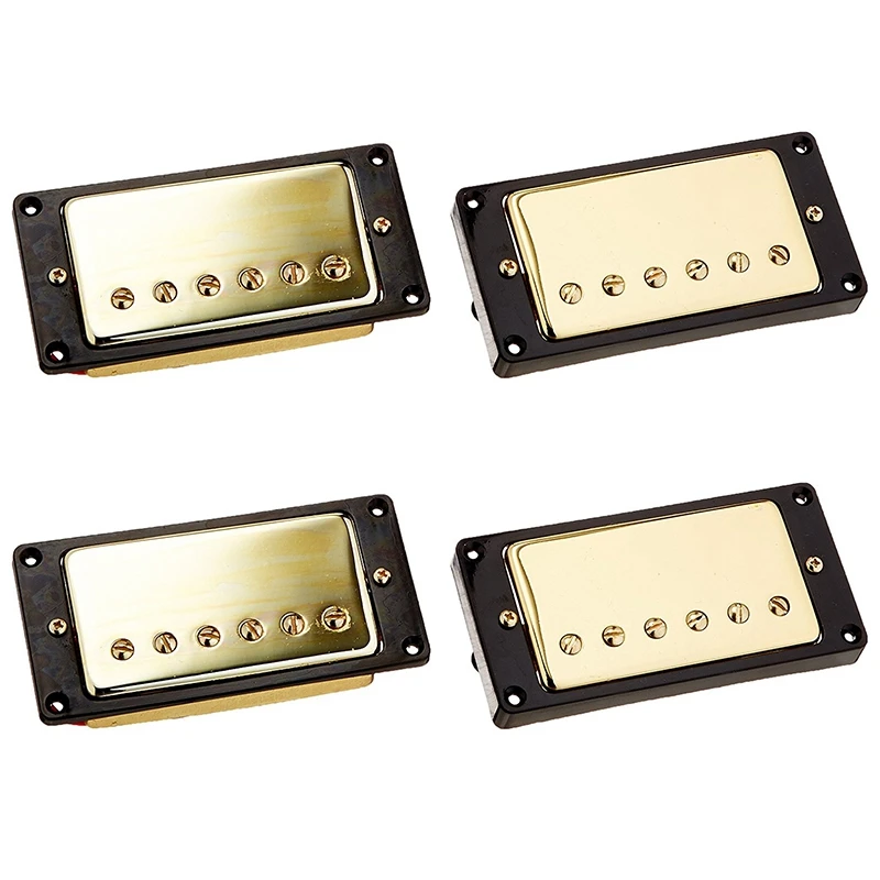 2 Set Humbucker Pickup Gold Per La Sostituzione Di Gibson Les Paul