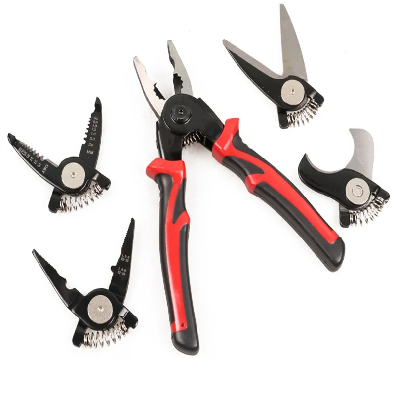 

Multifunctional Replaceable Electrician Pliers Wire Stripping Pliers Wire Cutting Needle Nosed Pliers Special Tools Electricians