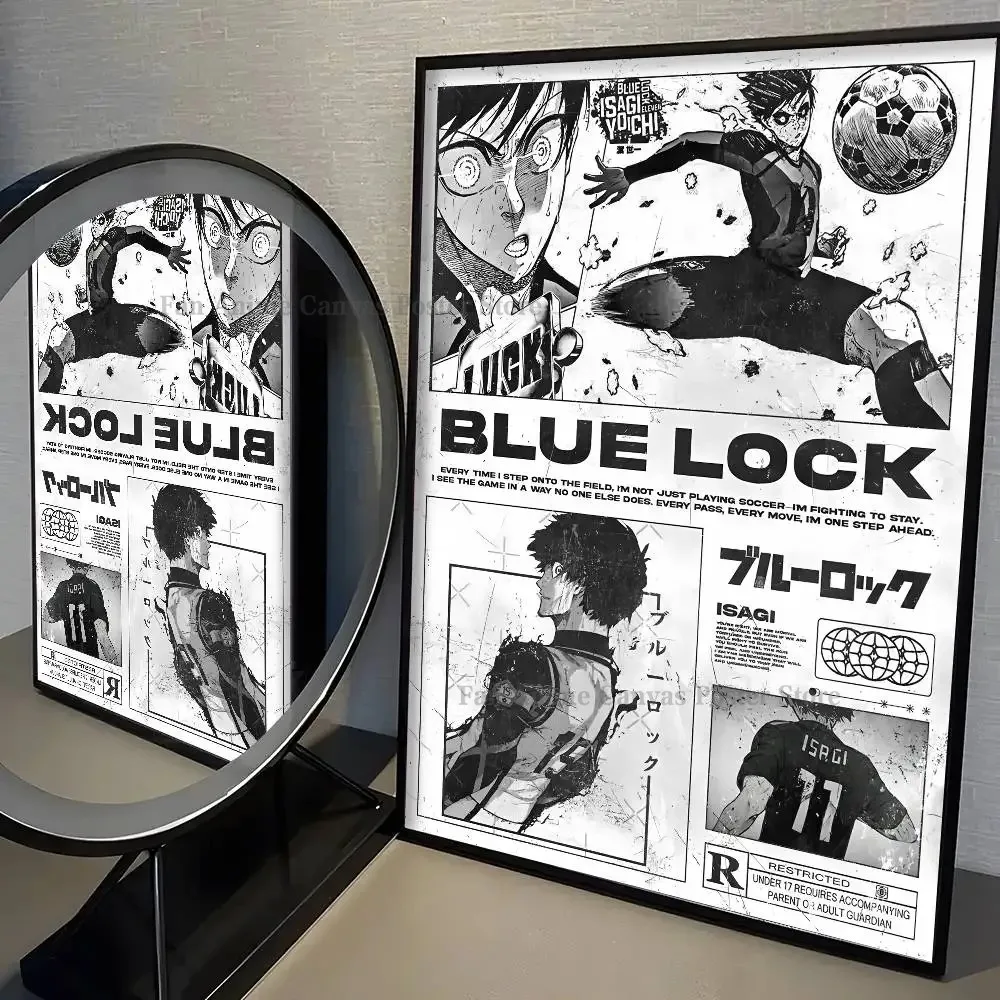 Vibrant Anime Blue Lock Poster - Premium Wall Art