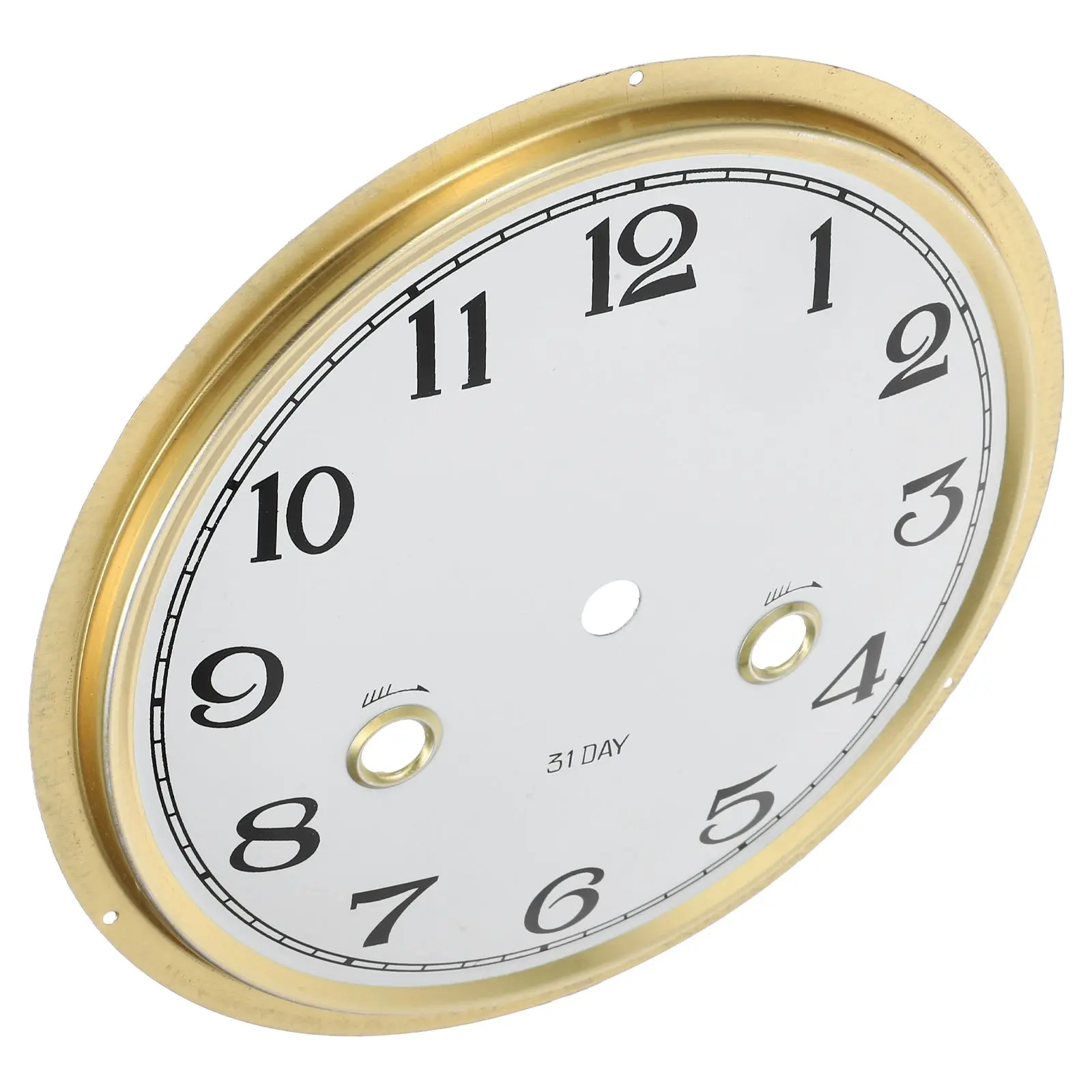 Clock Dial Mini Craft Kit Faces for Crafts Suite Clocks Living Room Zinc Alloy Modern Wall