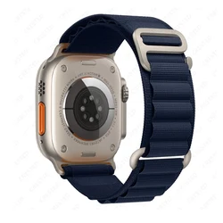 Luxury Alpine Loop Watch Strap Bracelet for S10-42 40 41 38mm (Midnight blue)