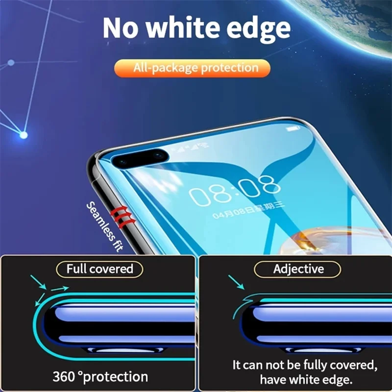 Universal 2-in-1 360° Full Cover Screen Protector with Hydrogel Film for Smartphones and Cameras
