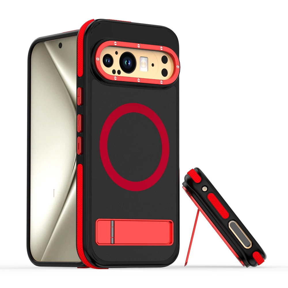 Magnetic Matte Shockproof Armor Phone Case with Magsafe Wireless Charging Compatibility