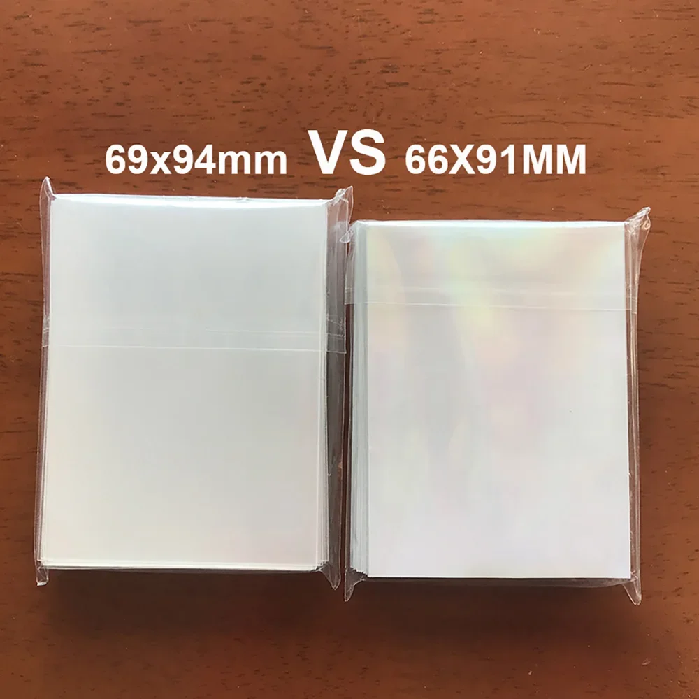 60PCS/BAG Card Sleeves MGT 69x94mm Sleeves Trading Card Game Outer Cards Protector Cover Shield Transparent Clear PKM
