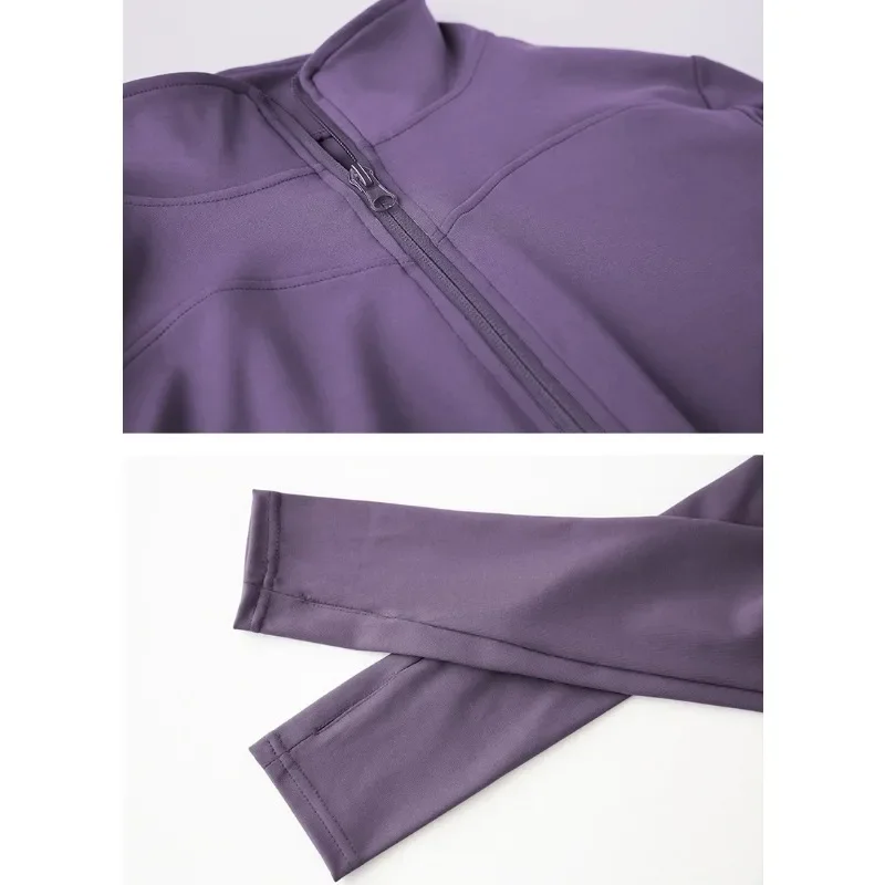 Sports Jacket Sports T Shirt Yoga Top Sports Shirt Women Long Sleeve Fitness Sportswear Gym Cycling Running Workout