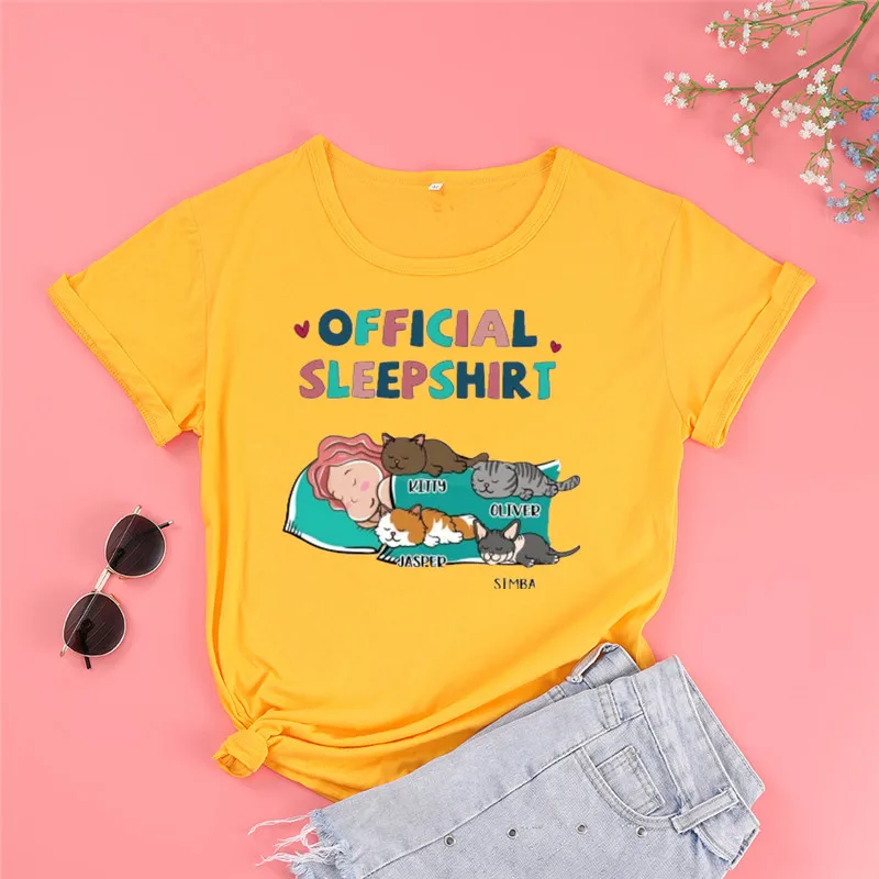 Personalized Cat Sleepshirt