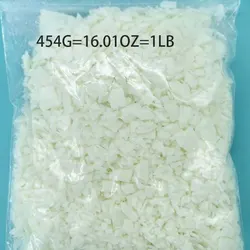 Natural Soy Wax Candle Material for DIY Candle Crafting - Smokeless and Eco-Friendly, 200g/1lb (1LB)