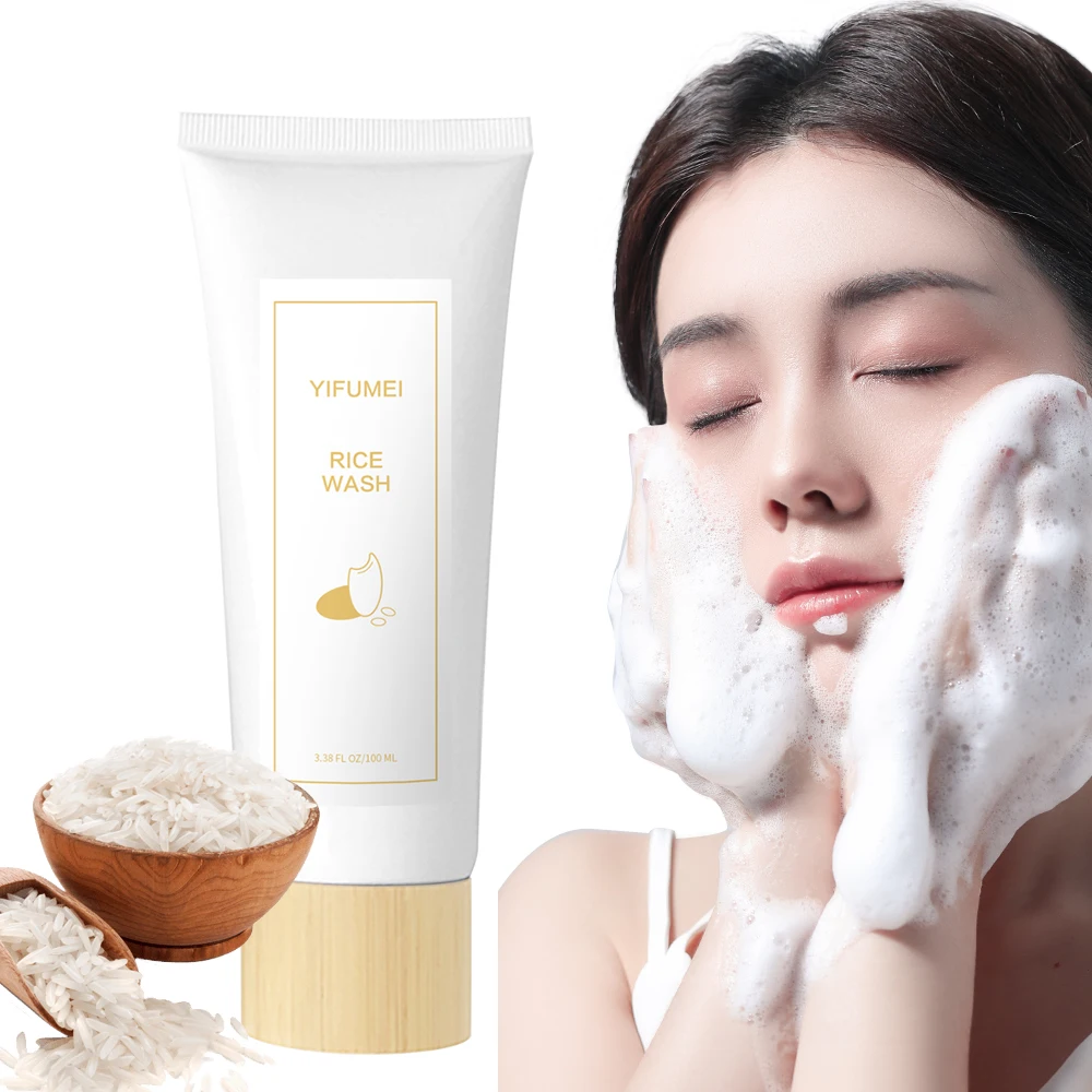 Facial Cleanser Rice Facial Cleanser Face Wash Foam