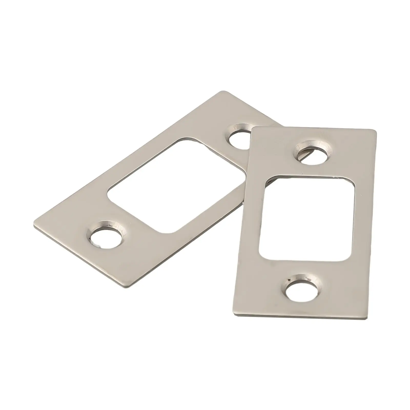 Description Picture 5 of itemUpgrade Your Door Security Stainless Steel Strike Plate Door Backplate 2pcs Deadbolt Strike Plates for Better Protection