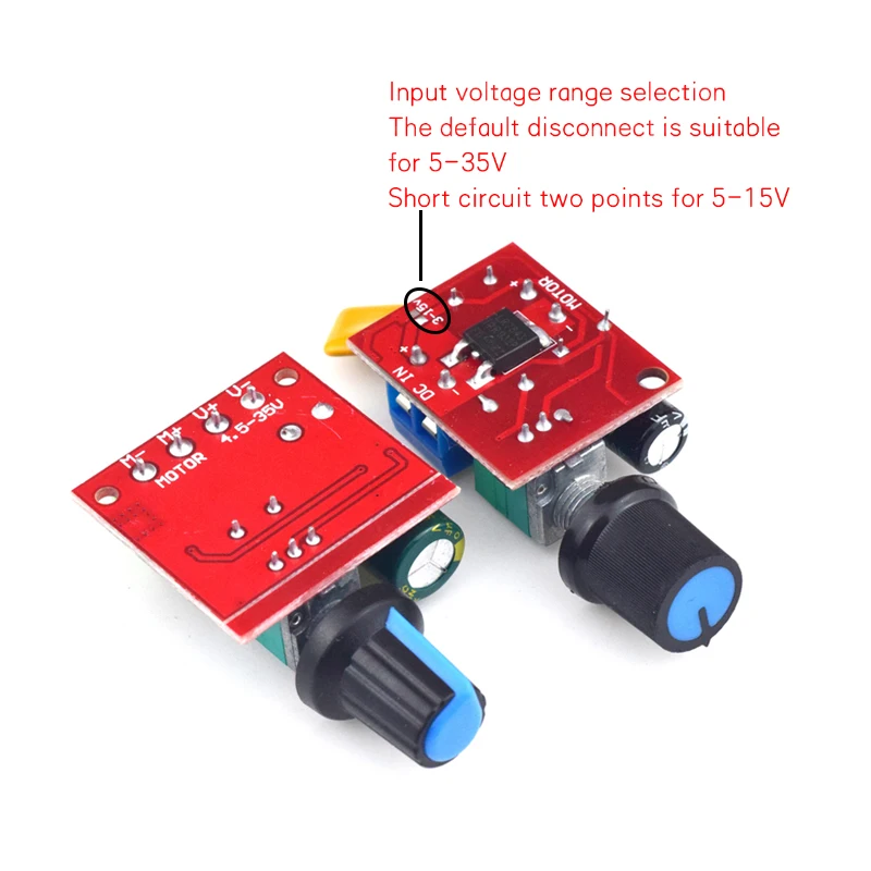 Mini DC-DC 4.5V-35V 5A 90W PWM DC Motor Speed Controller Module Speed Regulator Control Adjust Board Switch 12V 24V PN35