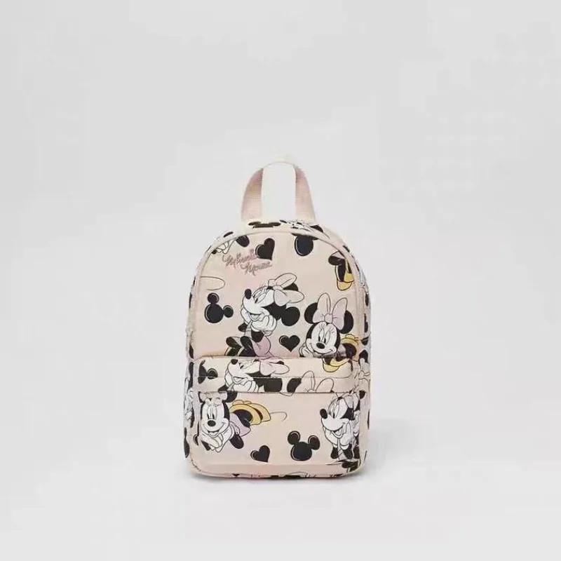 

Anime Cartoon Fashionable Mickey Mouse Pattern Children's Backpack Cute Minnie Print Lightweight Bagutdoor Multifunctional Bag