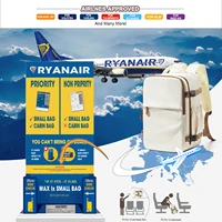 Cabin Airplane Travel Backpack 40x30x20, Hand Luggage Cabin Backpack Wizzair 40x30x20 Carry-Ons Men Women 15.6 inch Laptop Bags - Image 2