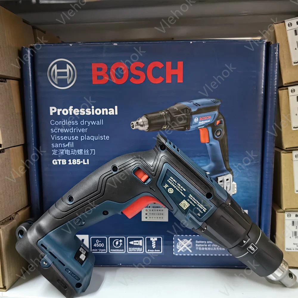 

Bosch GTB 185-LI Cordless Drywall Screwdriver 18V 1/4'' Hex Ceiling Chain Nailing Gun GTB185-LI