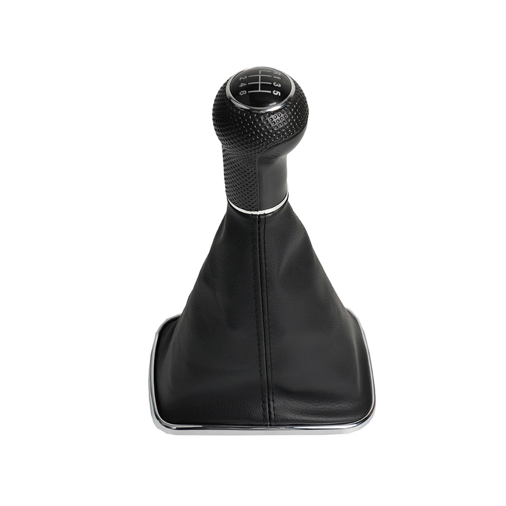5/6 Speed 12mm Car Gear Shift Knob Shifter Lever Gaiter Boot