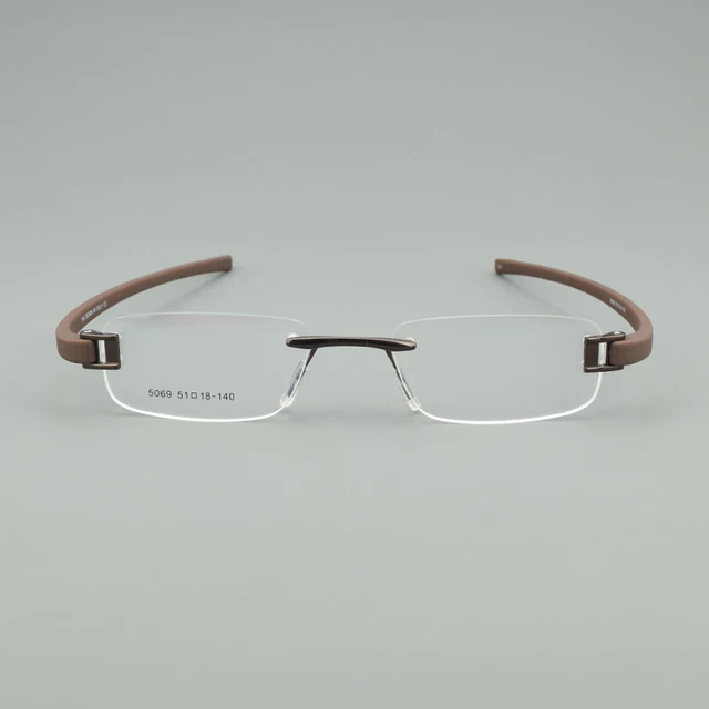 TR90 Титановая оправа для очков для мужчин и женщин 5069 Винтажная квадратная оправа для очков для близорукости по рецепту 2025 Оптические очки для чтения