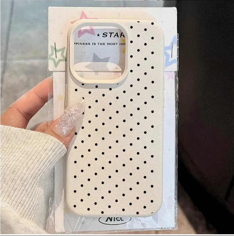Minimalist Dot Style Protective Case - Cute and Durable Finish
