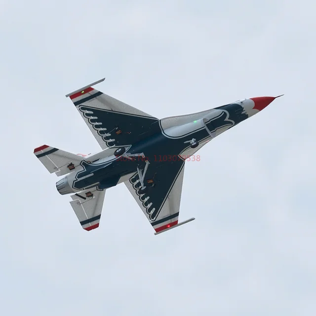 FMS 64mm F-16 PNP version RC simulation aircraft fixed wing fighter outdoor foam assembly remote control adult toy 6