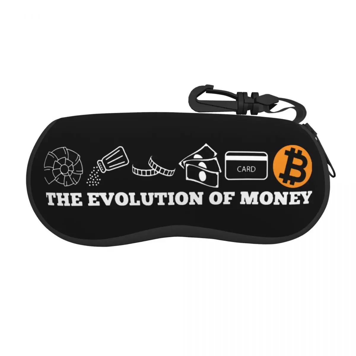 The Evolution Of Money Bitcoin Btc Crypto Glasses Case Scatola Leggera Blockchain Reading Protector Custodia Per Contatti Per Gli Occhi Dell'Ufficio