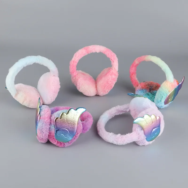Earmuffs Warm Winter Girls Korean Version Cute Wings Children Children Girls Winter Earmuffs Warm