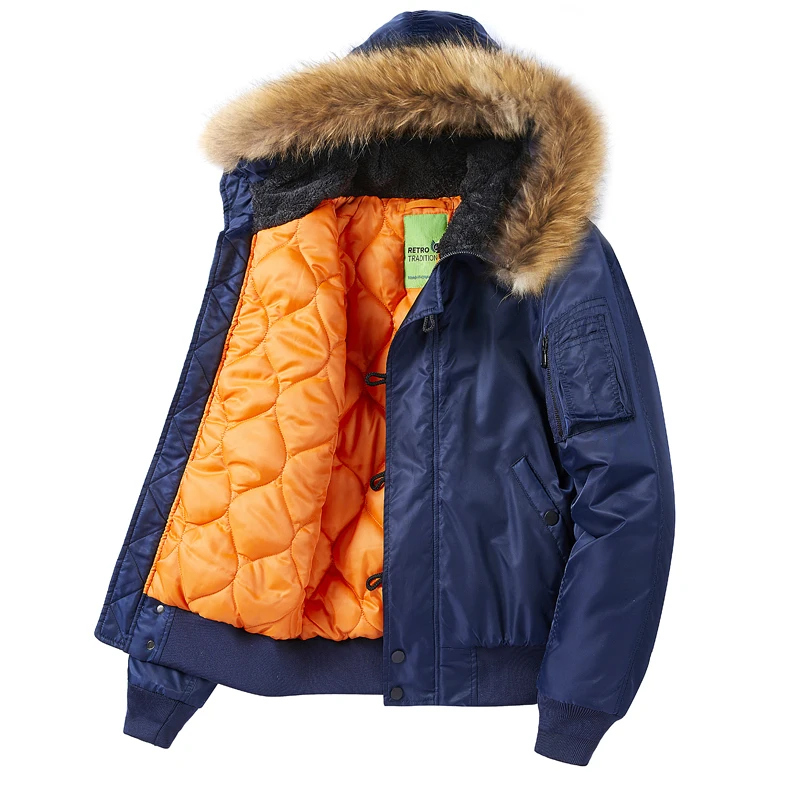 Man Parka Jackets New Winter Thick Outdoor Windbreak Waterproof Men Coat