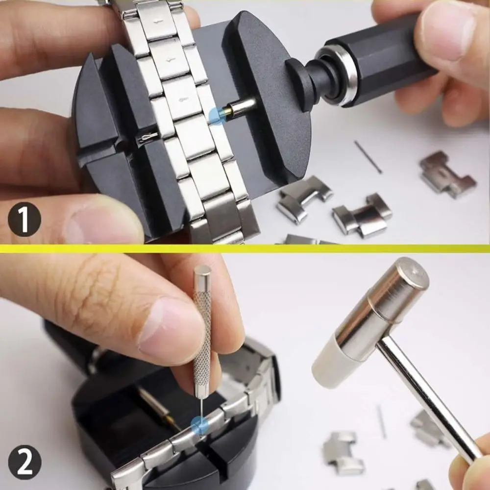 52Pcs/set Precision Watch Link Removal Tool Kit Durable Pin Extraction Strap Chain Pin Remover Watch Regulator
