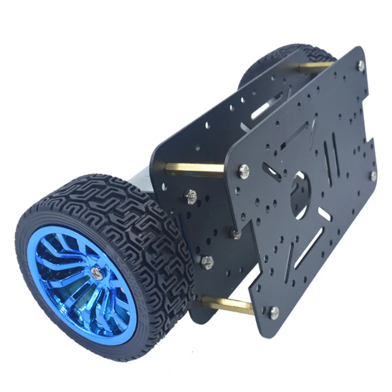 dc motor inteligente robô carro chassi kit dc codificador chassis do motor elétrico do carro inteligente kit de duas rodas